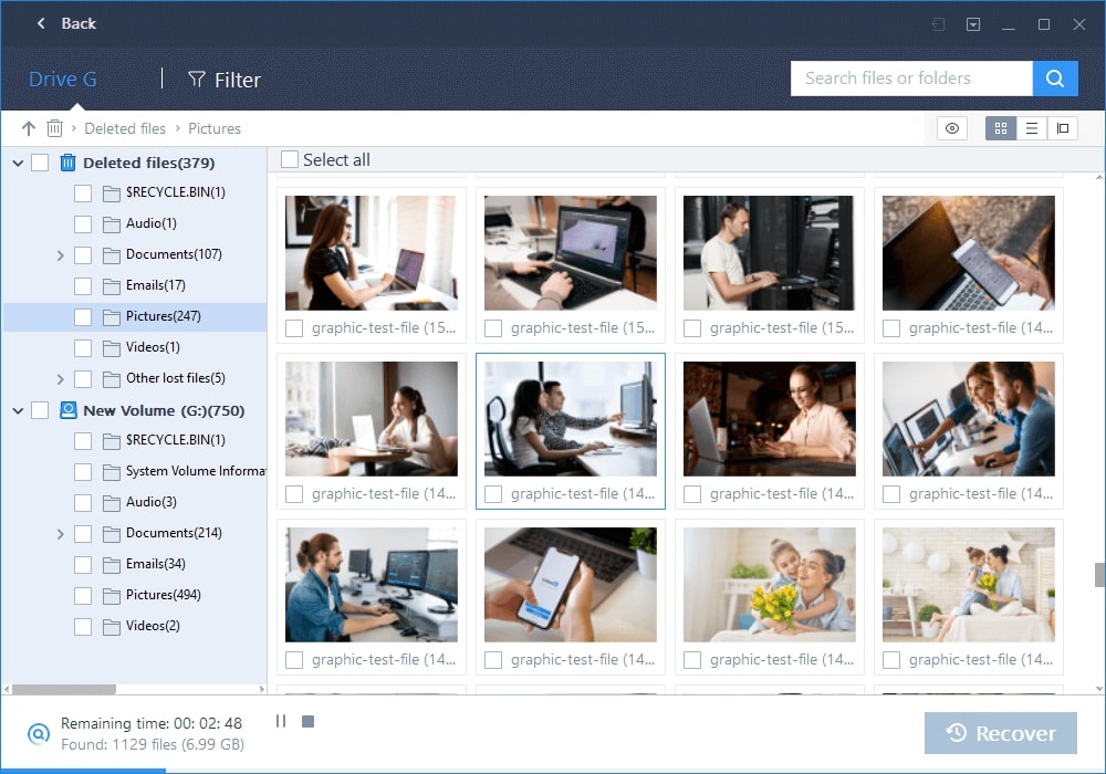 Preview and Recover EaseUs Data Recovery Wizard