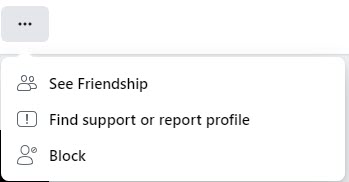 Find Support or Report Facebook