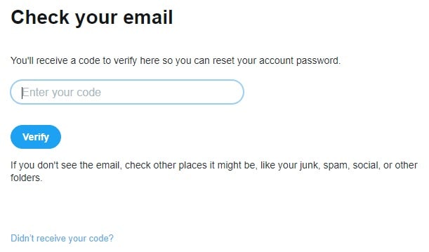 Check your Email Twitter