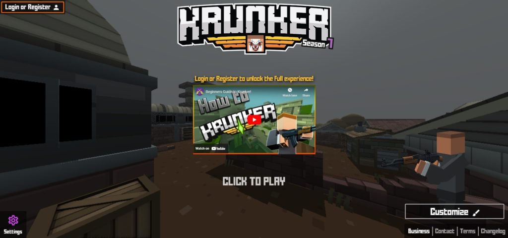 Krunker.io Website