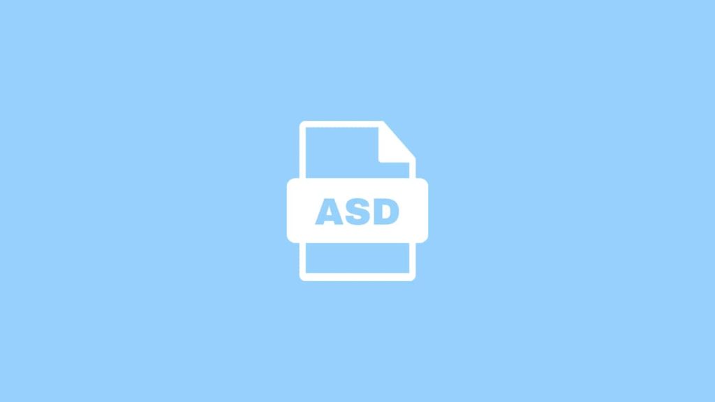 Recover ASD Files