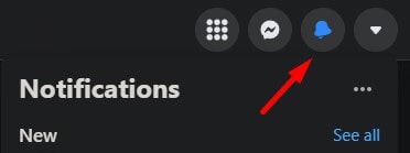 Facebook Notifications Tab