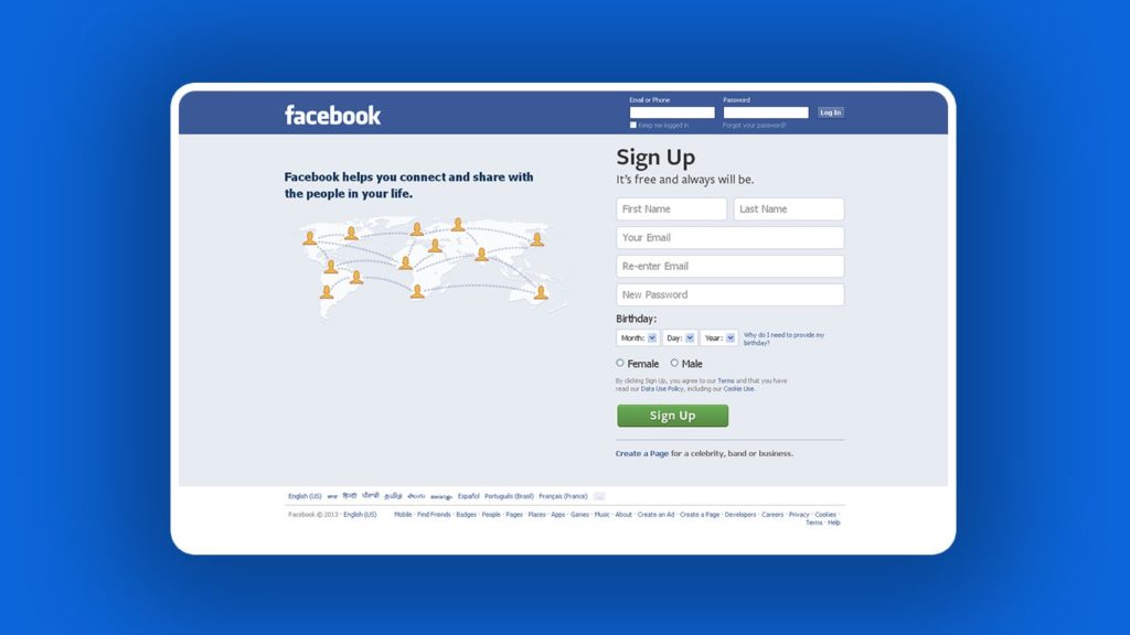 Old Facebook Login