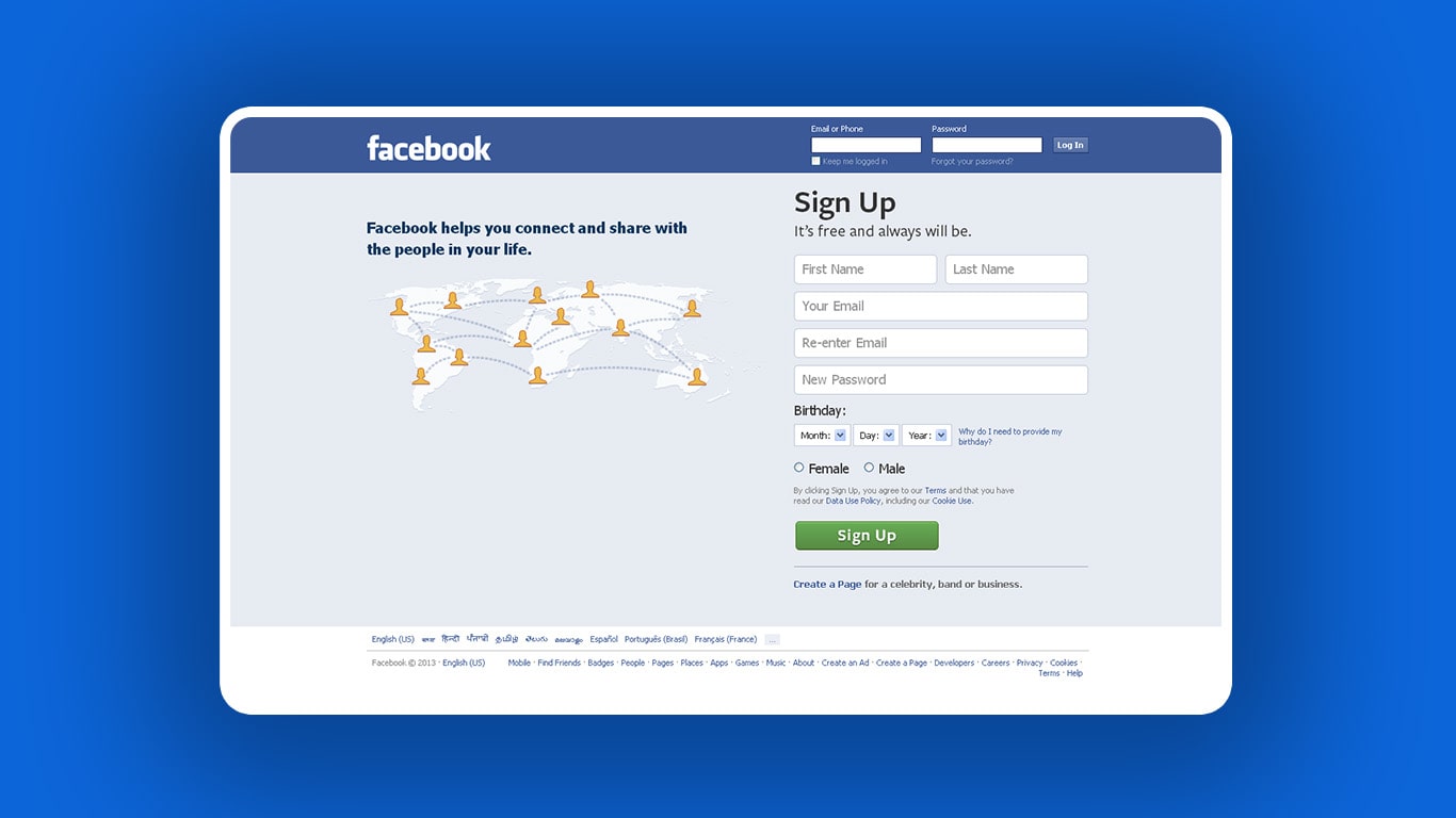 Old Facebook Login Restore The Old Facebook Design Data Recovery Pit