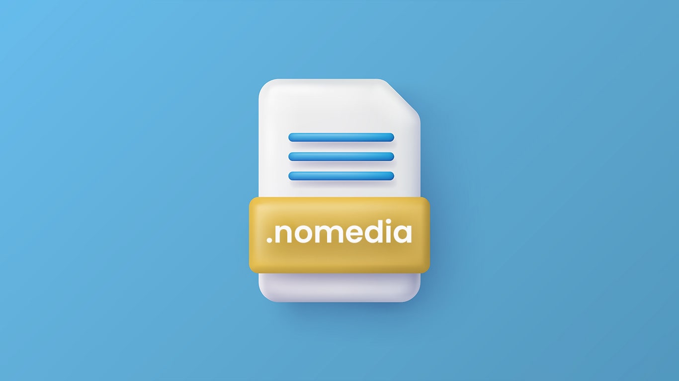 open nomedia file on android
